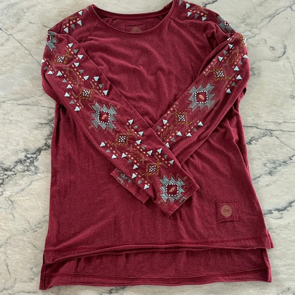 Double D Ranch Aztec Long Sleeve Top/Tunic - Picture 3 of 9